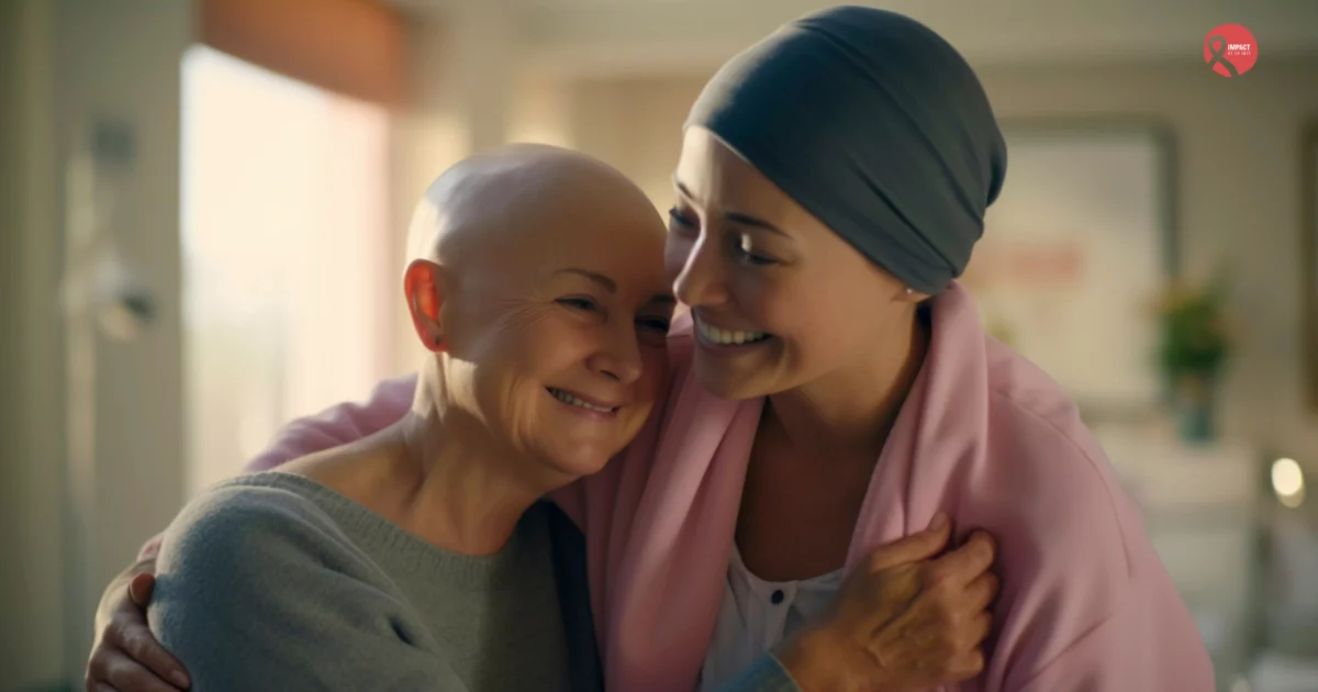 Cancer survivor confidently looking in the mirror, symbolizing strength, awareness, and breaking myths about cancer.